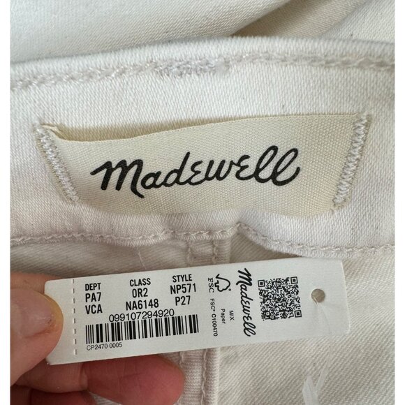 Madewell The Petite Mid-Rise Perfect Vintage Jean in Vintage Canvas sz 27P - Picture 5 of 12